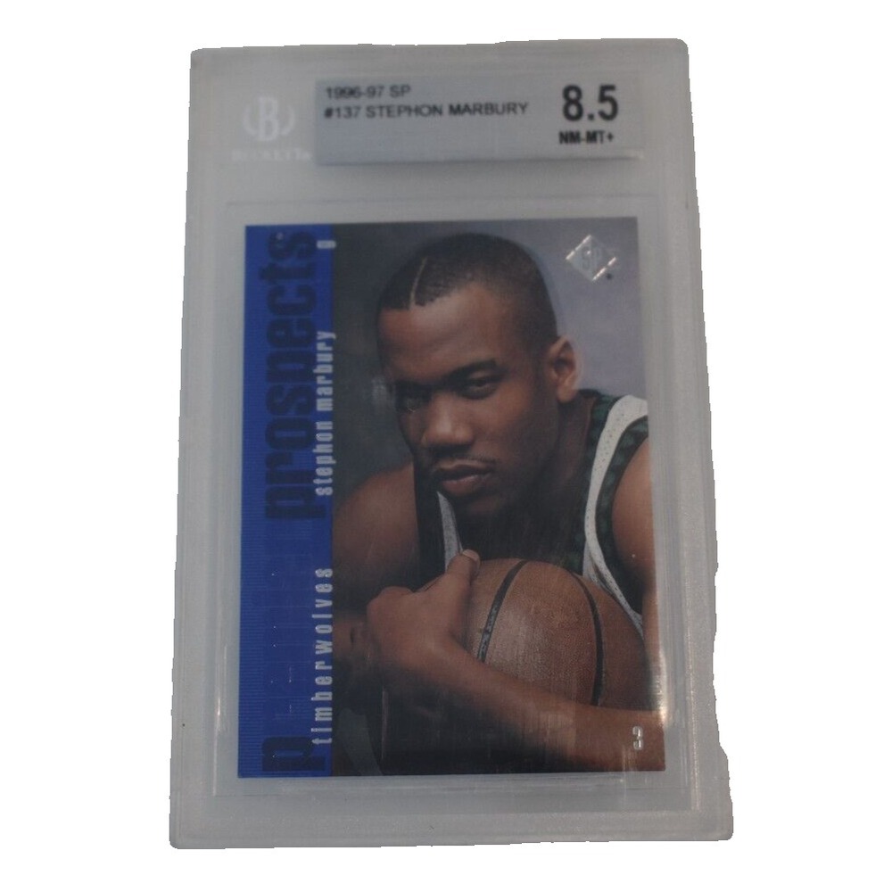 1996 UD SP #137 Stephon Marbury Timberwolves RC Rookie BGS 8.5NM-MT+